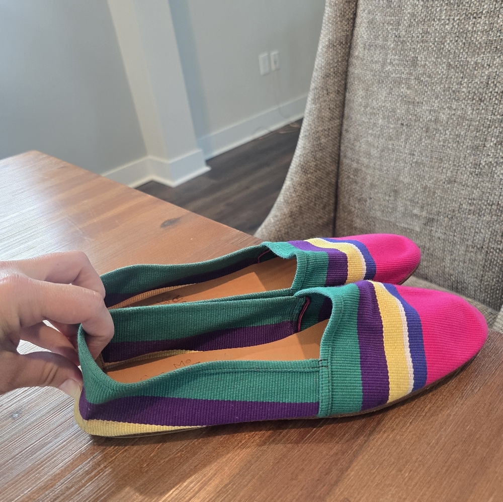 Vintage 80's Unisa cotton flats 10B sz
